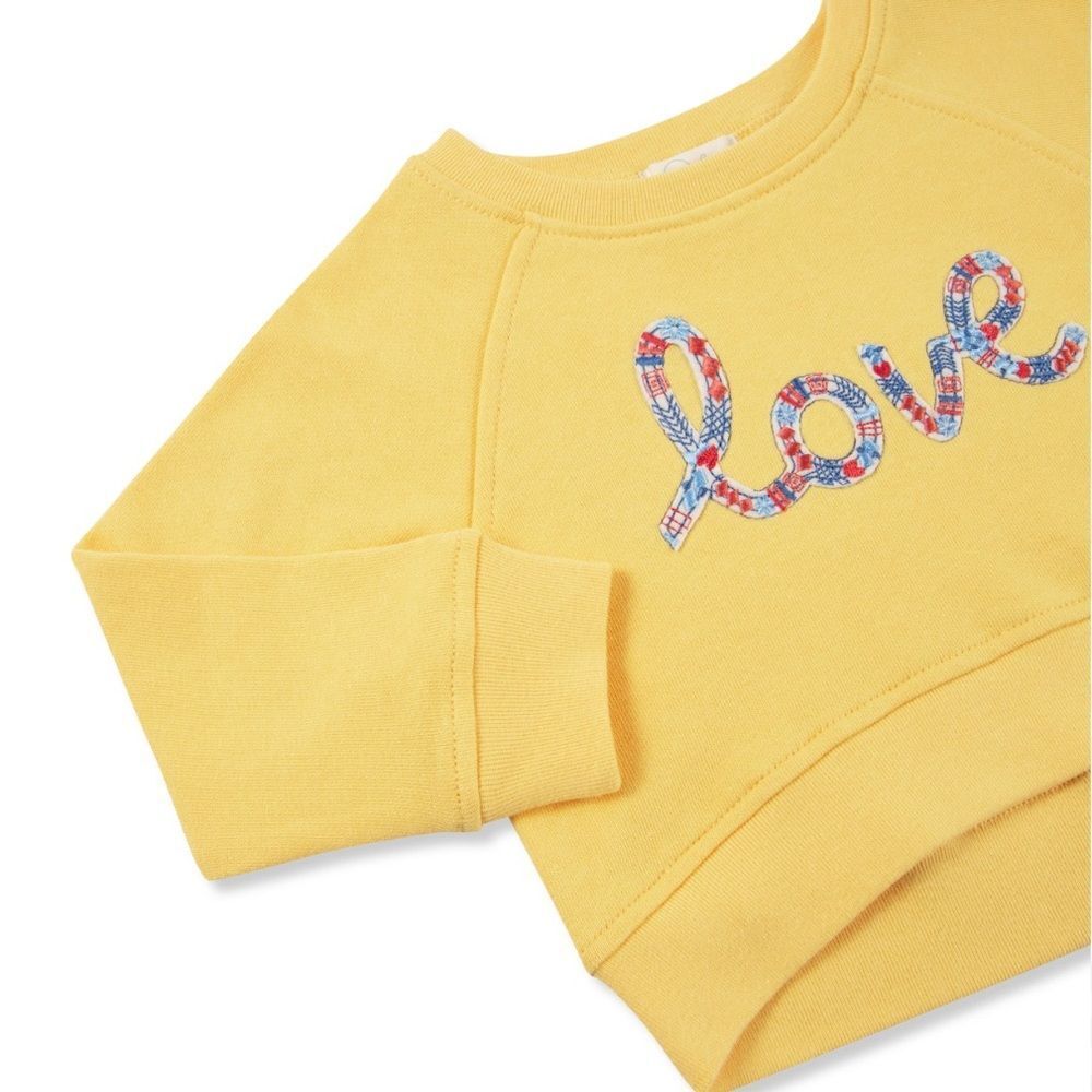 Peek Kids Love Pullover Embroidered Sweatshirt New! - Picture 3 of 10